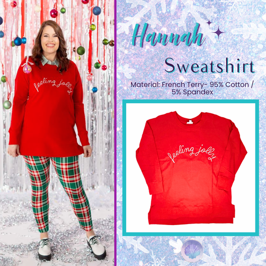 LuLaRoe Holiday Hannah - Feeling Jolly