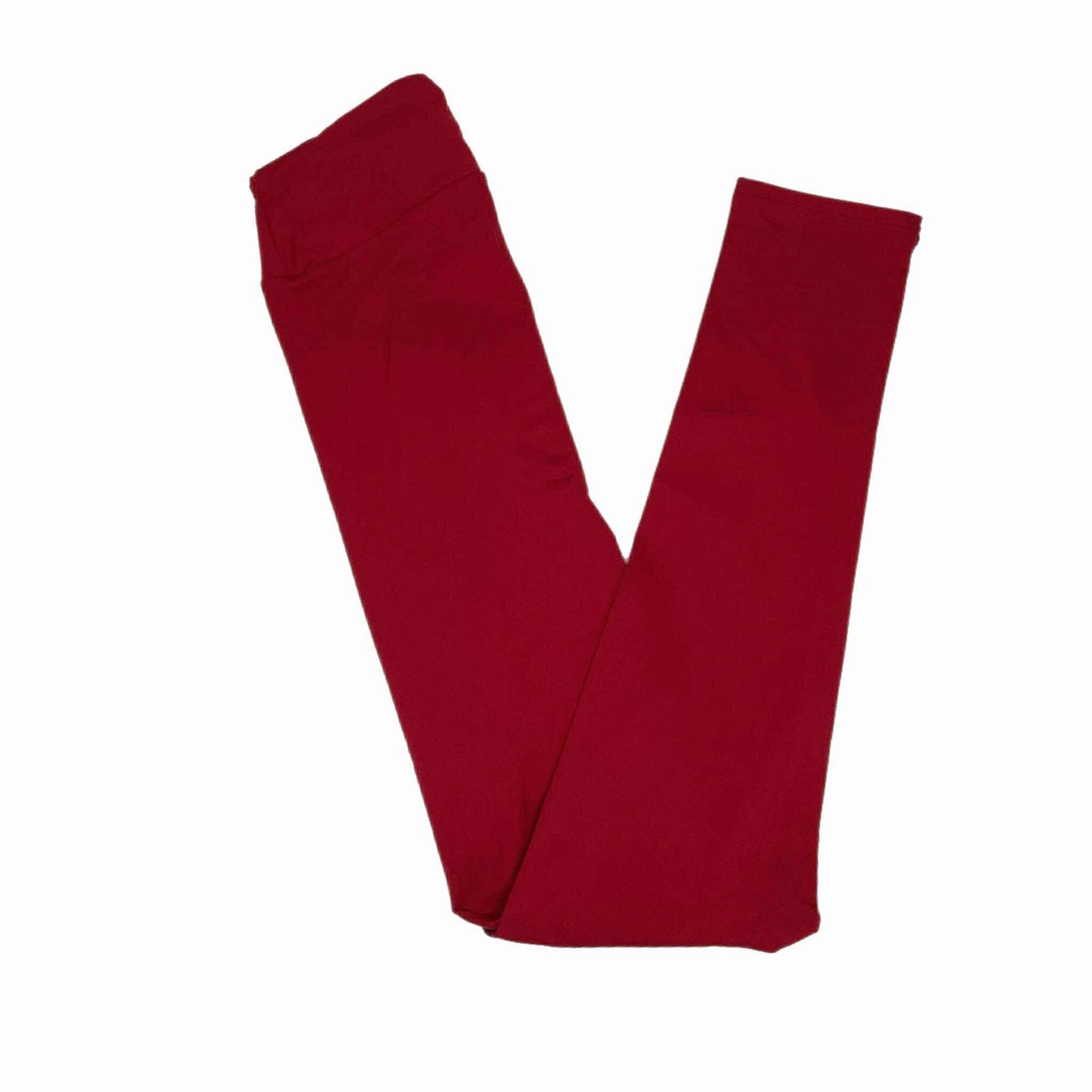 LuLaRoe Holiday Leggings - Solid Merry Red