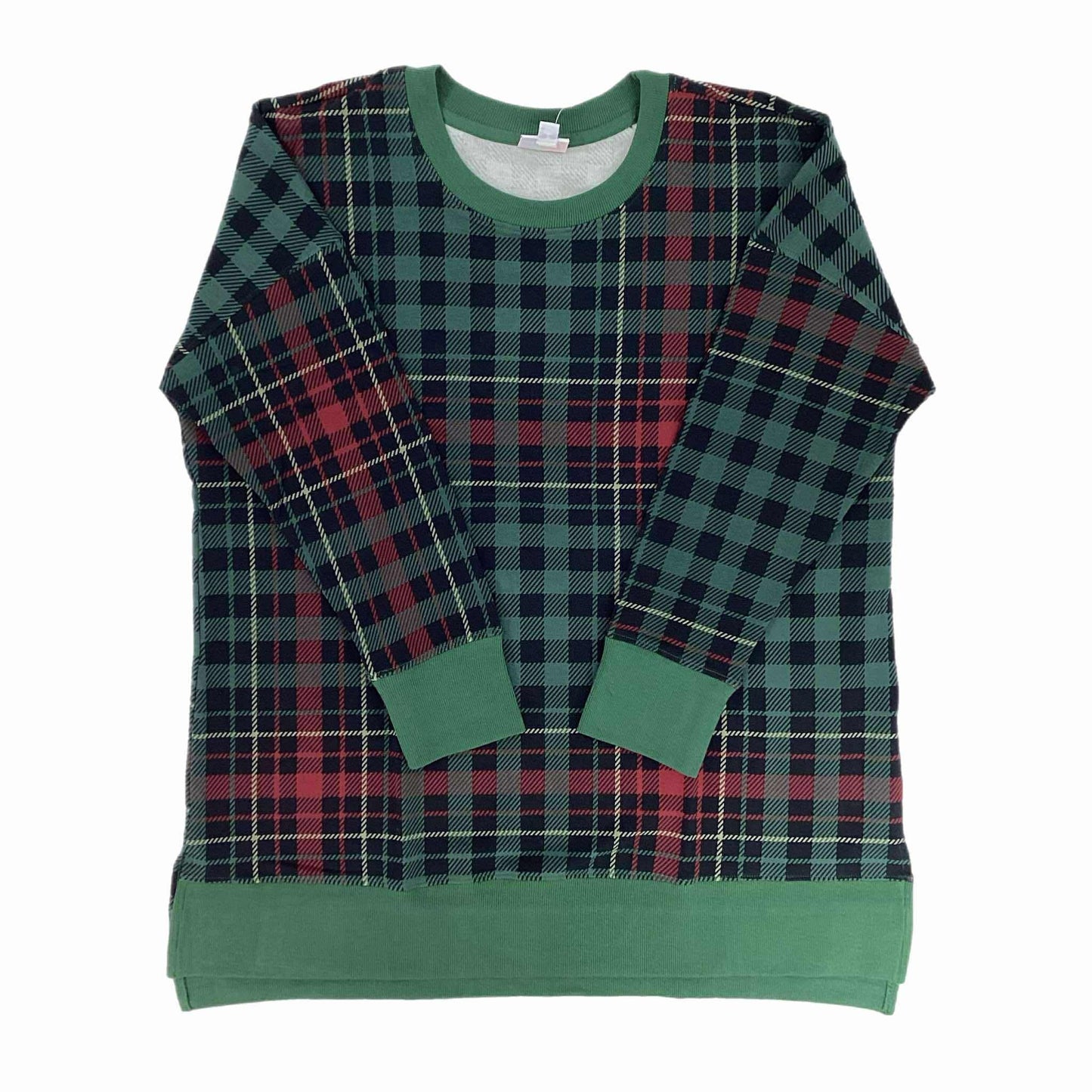 LuLaRoe Holiday Hannah - Evergreen Tartan