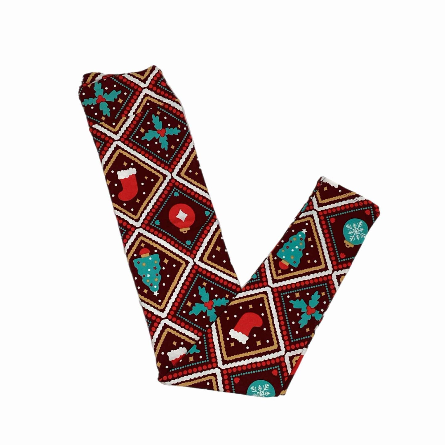 LuLaRoe Holiday Leggings - Retro Ornaments