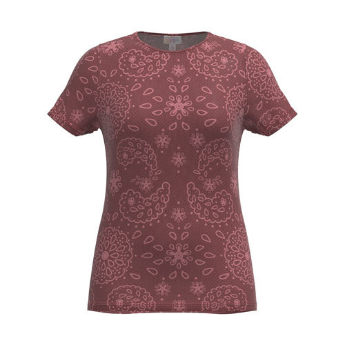 LuLaRoe LuLaRoe Miranda Mesh T - Rustic Bandana Bloom