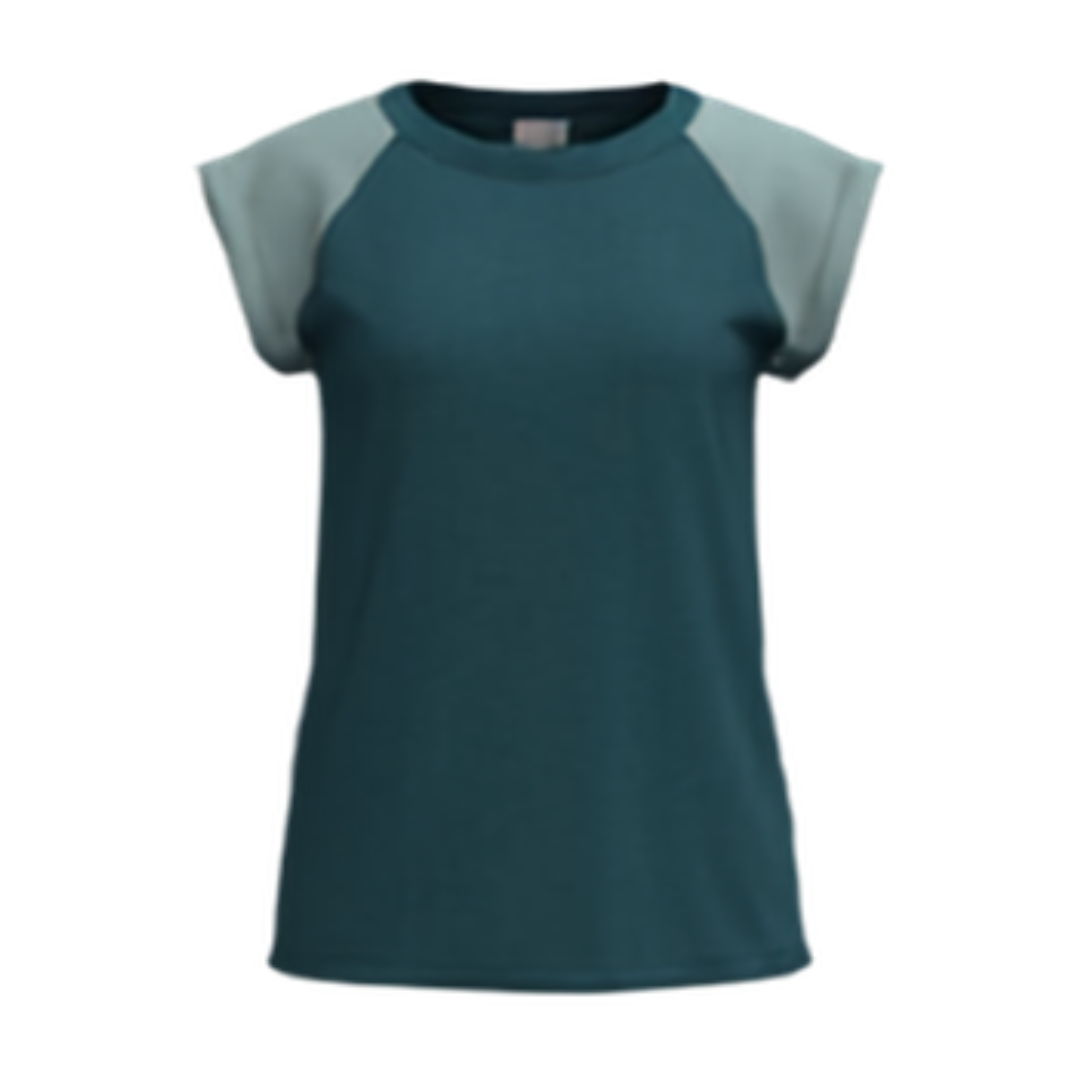 LuLaRoe Ashley Raglan T - Solid Forest Pine