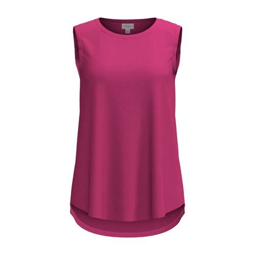 LuLaRoe Cocoa Sleeveless Top - Solid Vibrant Fuchsia