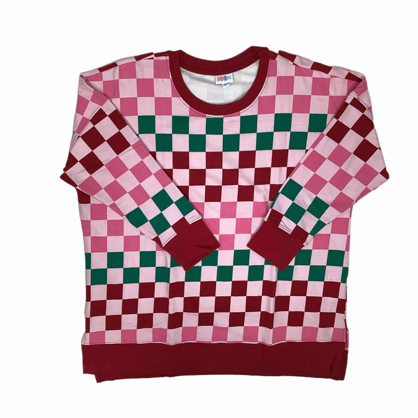 LuLaRoe Holiday Hannah - Holiday Checkmate