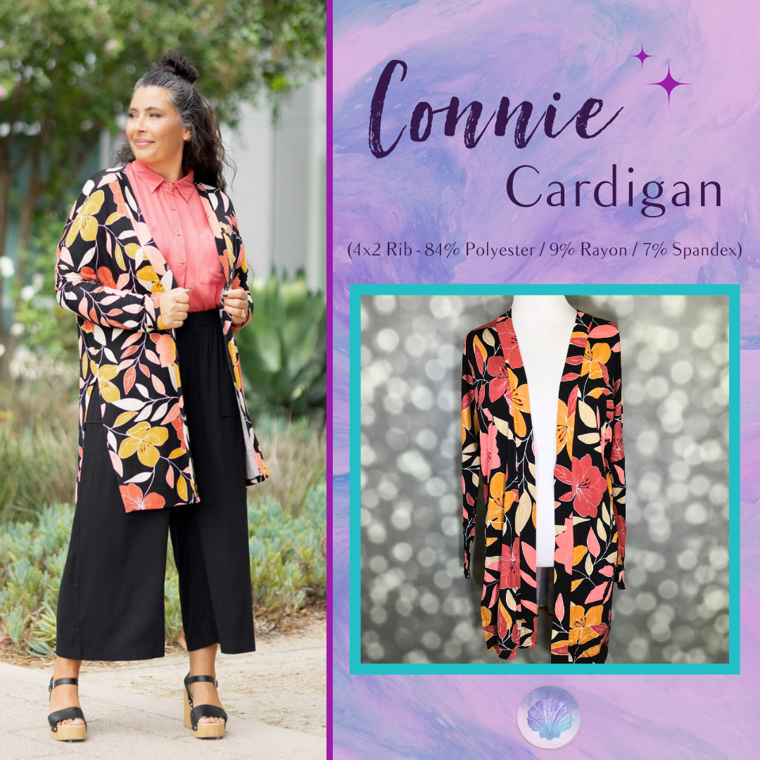 LuLaRoe Connie Cardigan – Harvest Bloom