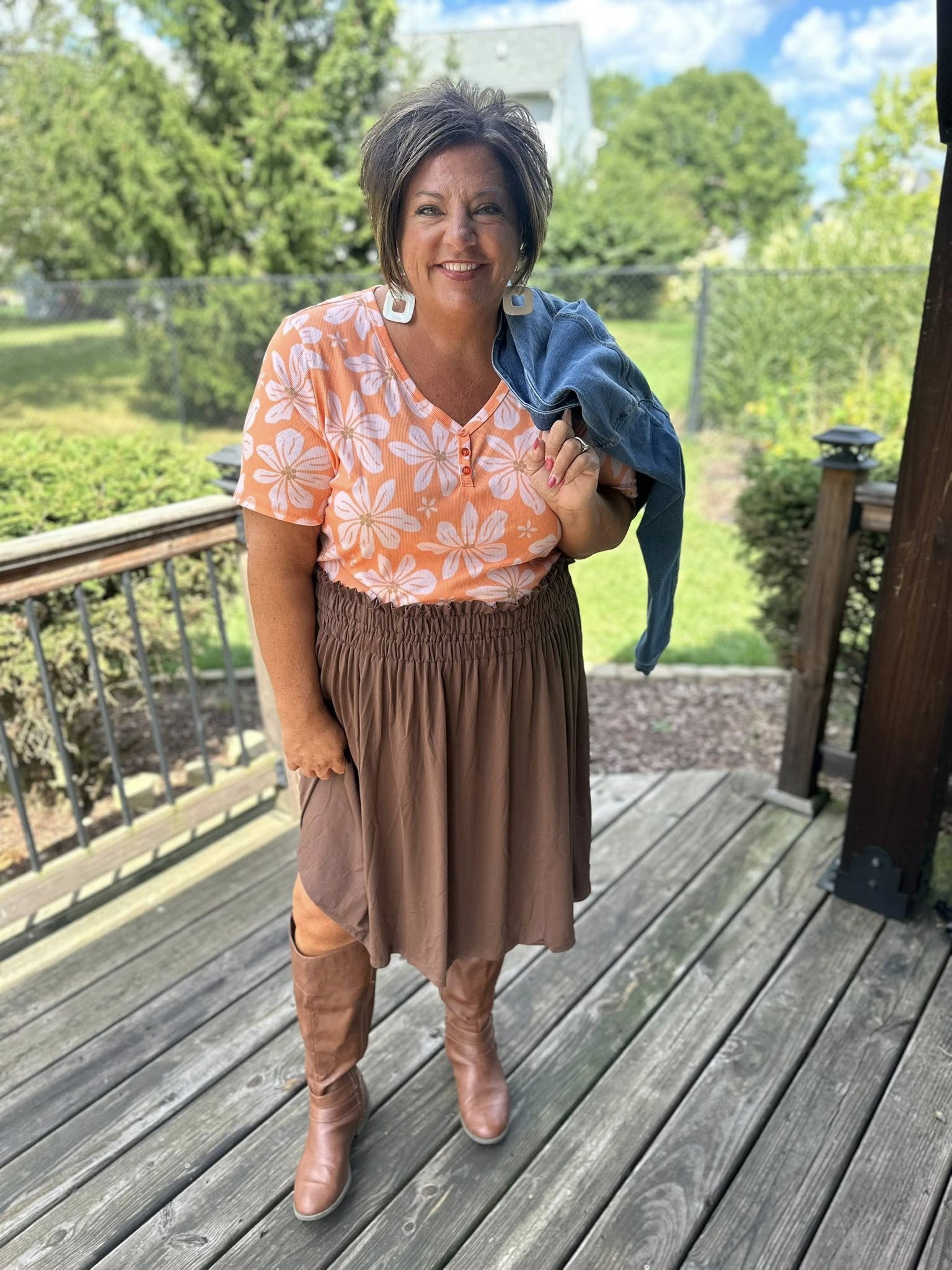LuLaRoe Bailey - Citrus Bloom