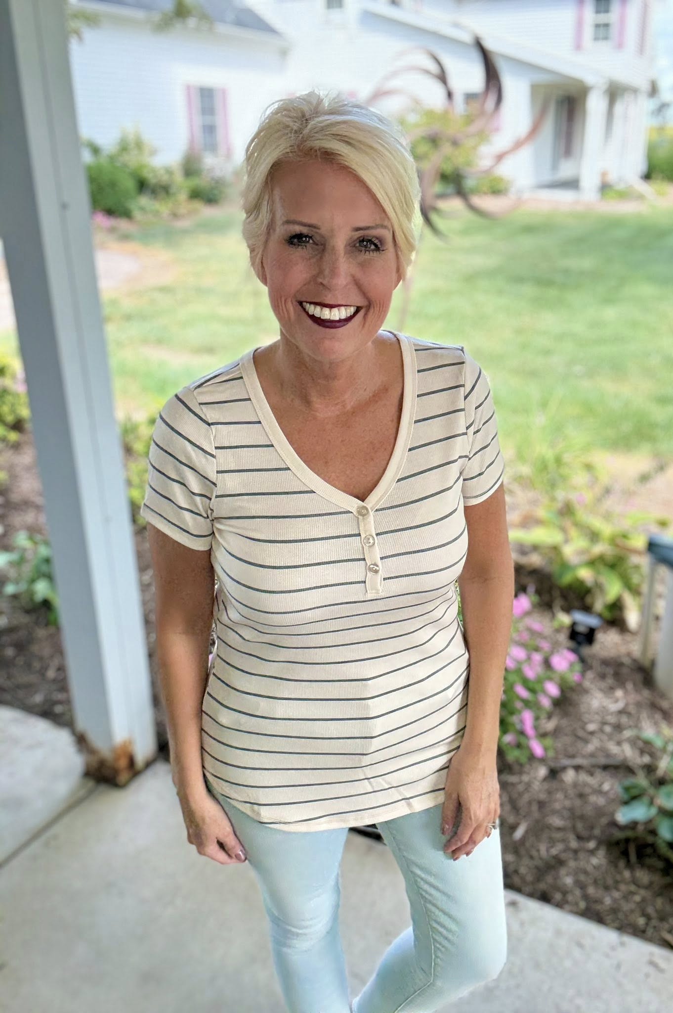 LuLaRoe Bailey - Coastal Stripe