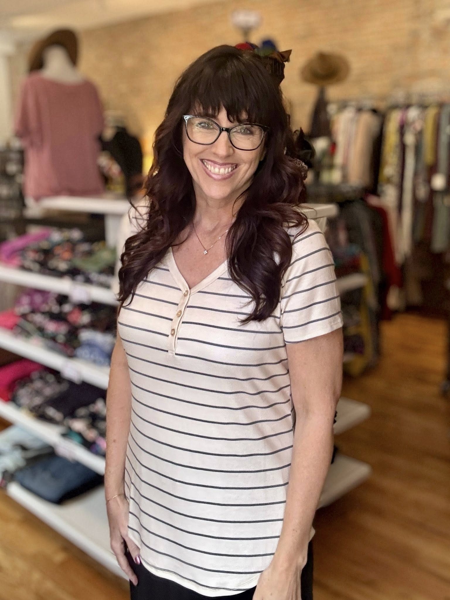 LuLaRoe Bailey - Coastal Stripe