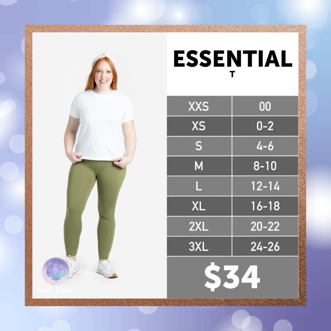 LuLaRoe Essential Tee - Solid Cocoa Truffle