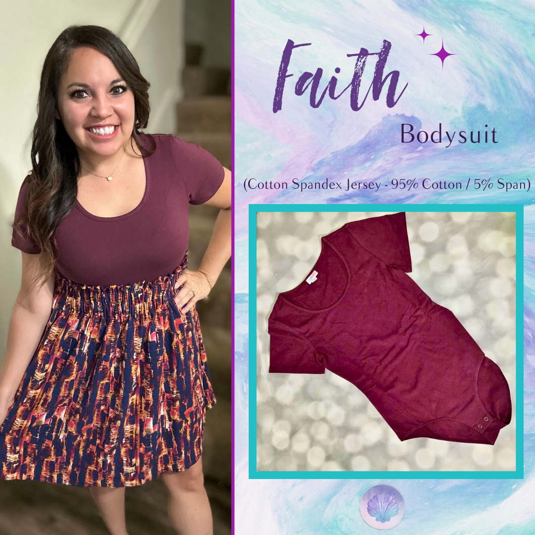 Faith - Solid Burgundy