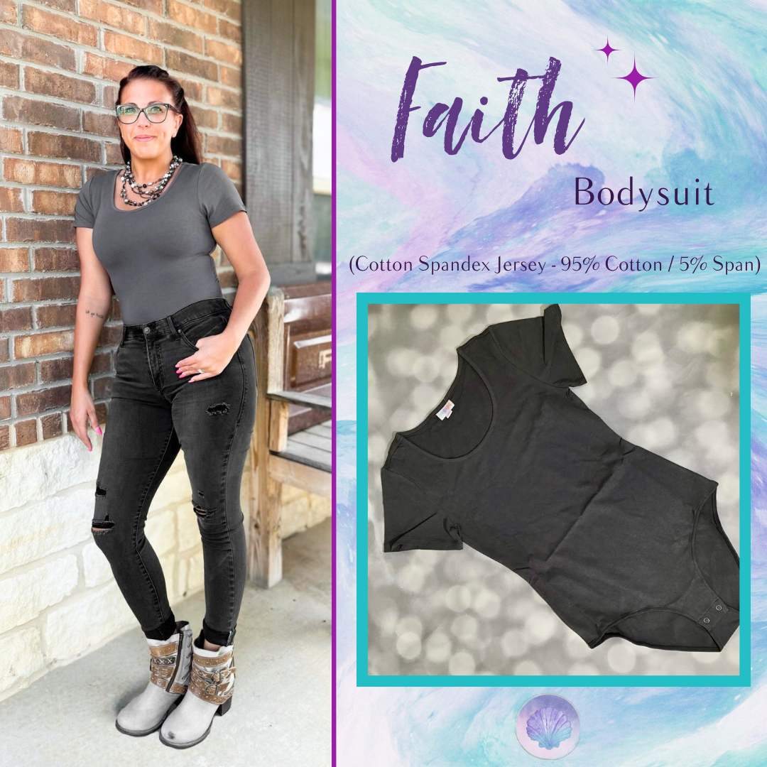 LuLaRoe Faith - Solid Dark Gray