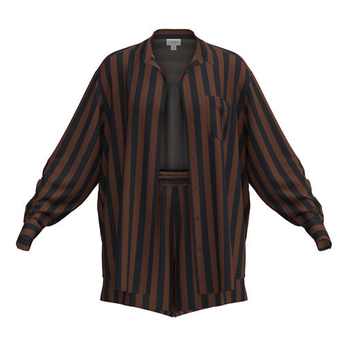 LuLaRoe Polly Set - Espresso Pinstripe