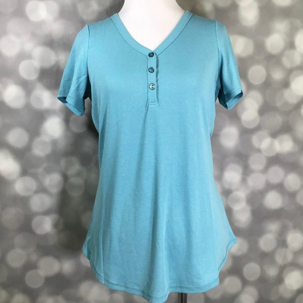 LuLaRoe Bailey - Solid Aqua Blue