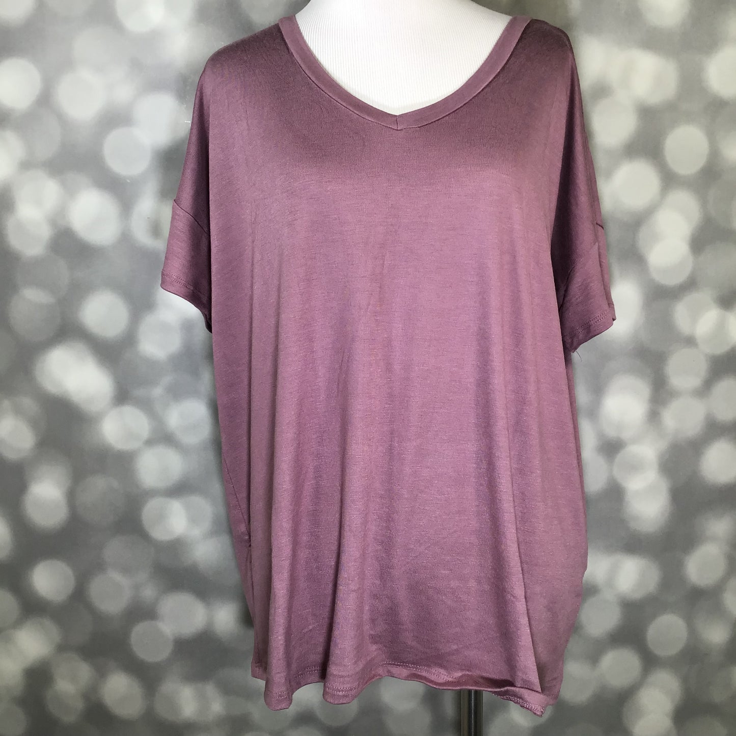 LuLaRoe Lisa - Solid Mauve Dusk H
