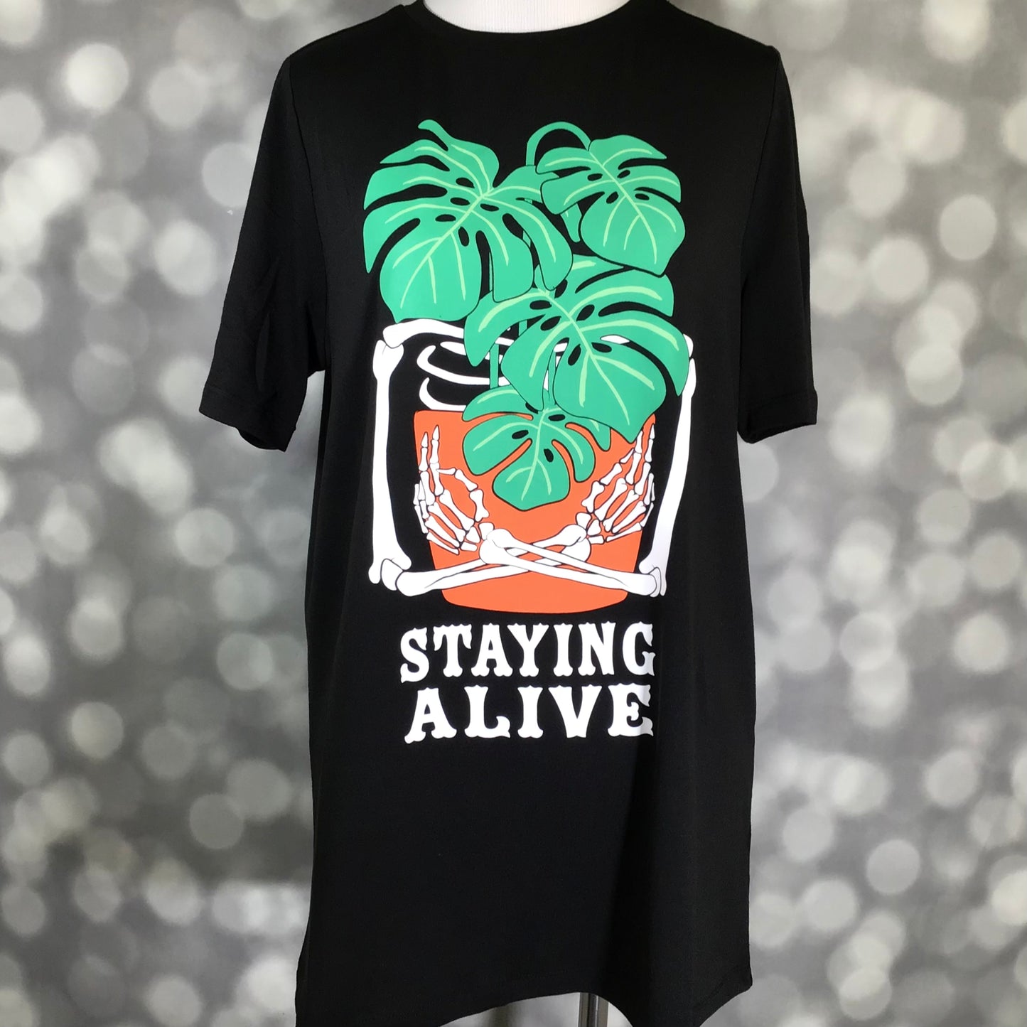 LuLaRoe Halloween 2025 - Rivkah Top - Staying Alive Monstera