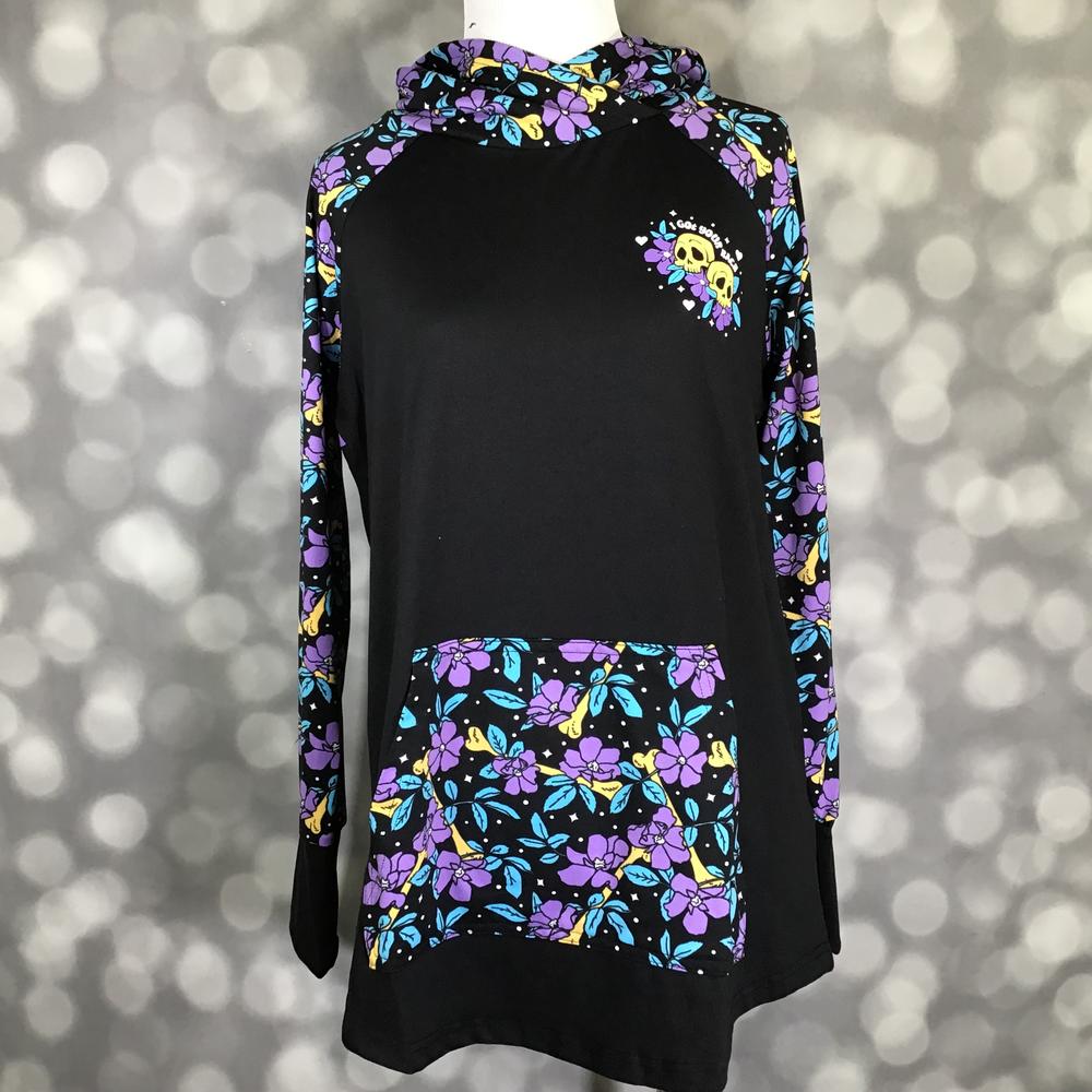 LuLaRoe Halloween 2025 - Amber Hoodie - I Got Your Back Floral