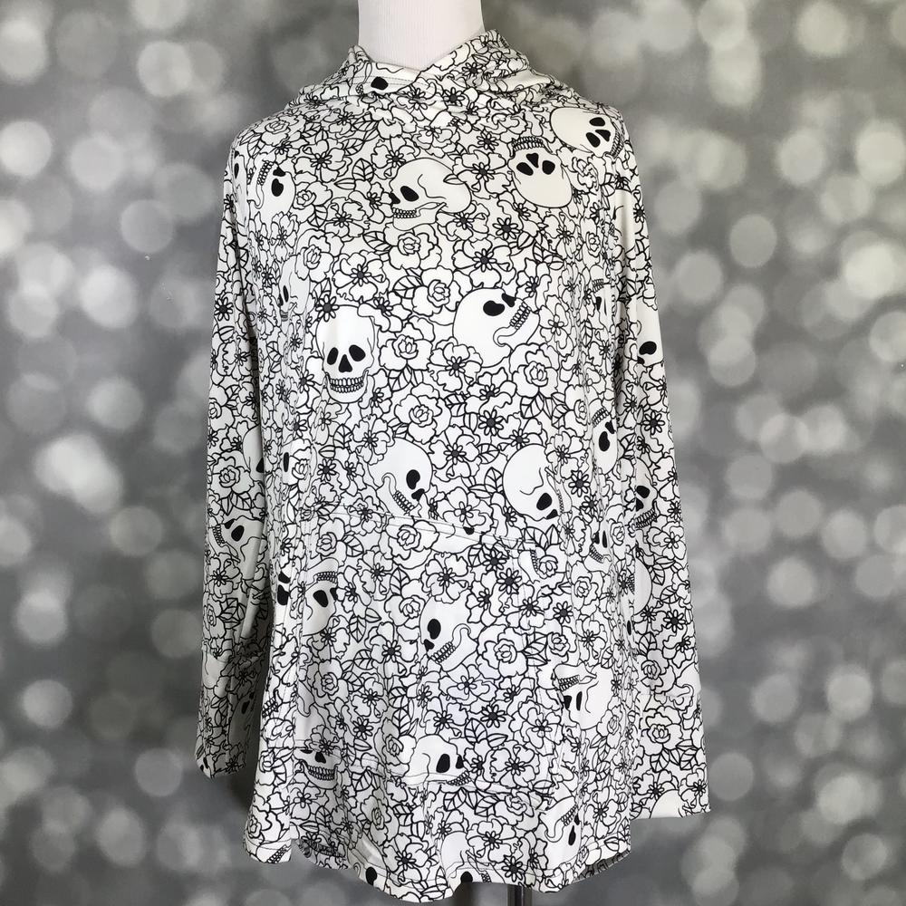 LuLaRoe Halloween 2025 - Amber Hoodie - Ghostly Garden
