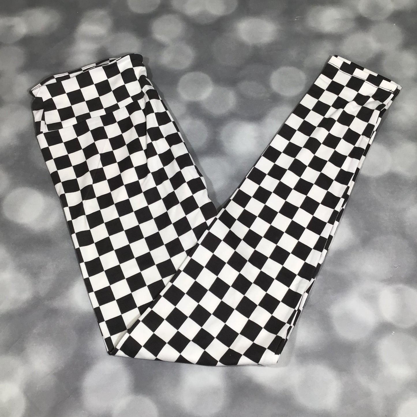 LuLaRoe Halloween 2025 - Leggings - Black and White Check