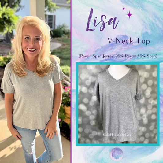 LuLaRoe Lisa - Solid Heather Gray