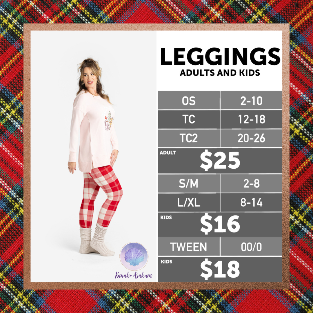 LuLaRoe LuLaRoe Holiday Leggings - Twinkle Tree Wonderland
