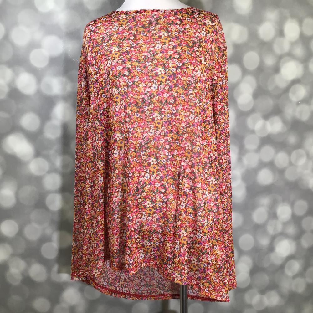 May - Red Ditsy Floral Print