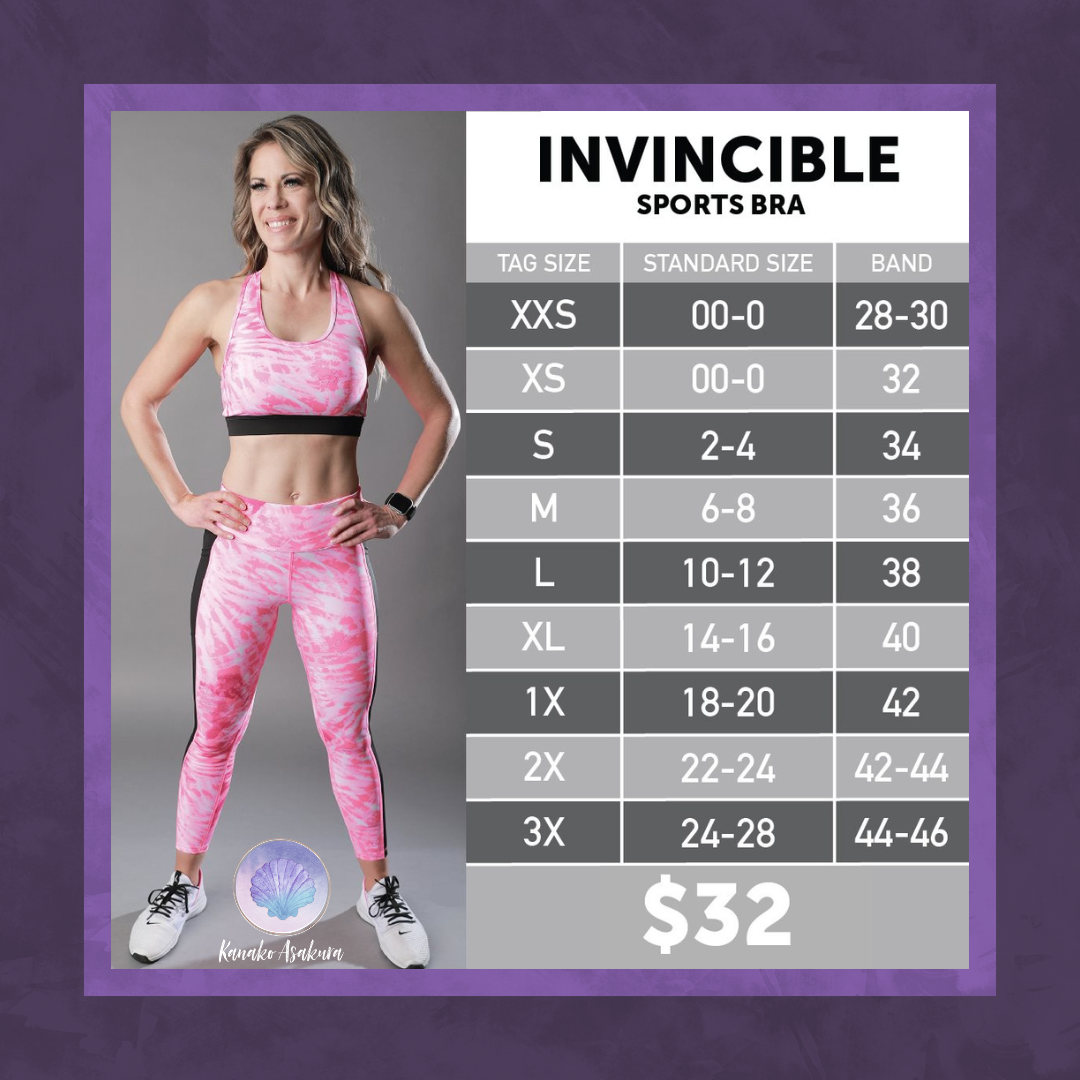 LuLaRoe LuLaRoe Rise Invincible Sports Bra - Solid Peony Blue