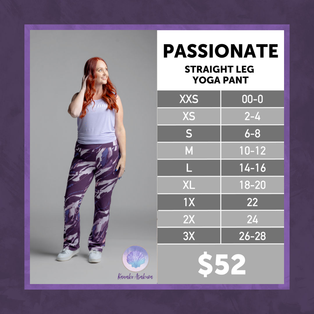 LuLaRoe RISE Passionate Yoga Pant 2.0 - Solid Grenadine Red