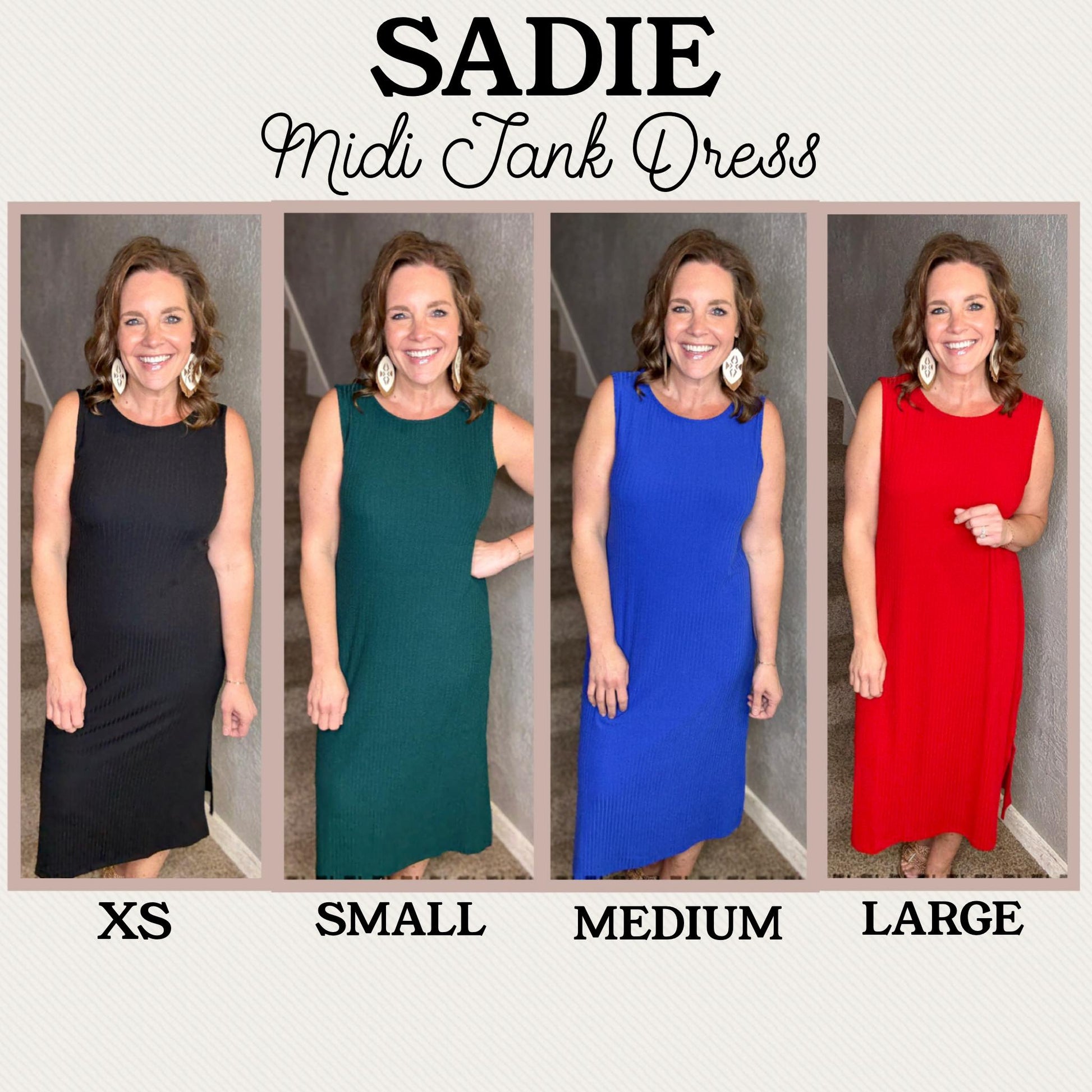 LuLaRoe Sadie - Pink/Red Jumbo Houndstooth