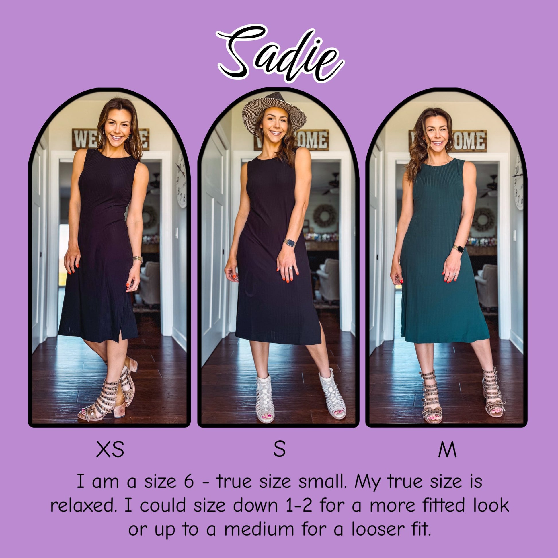 LuLaRoe Sadie - Pink/Red Jumbo Houndstooth