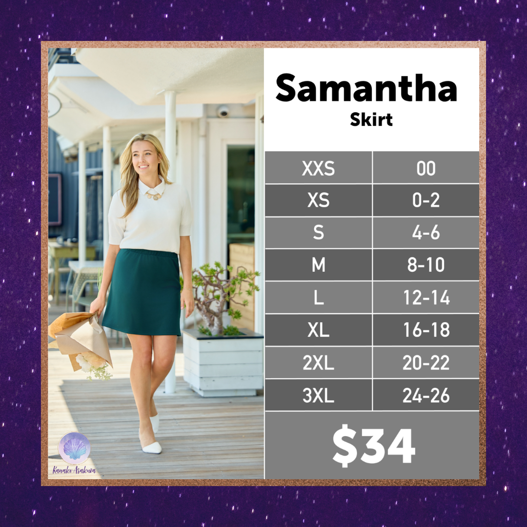 LuLaRoe Samantha Skirt - Solid Forest Pine
