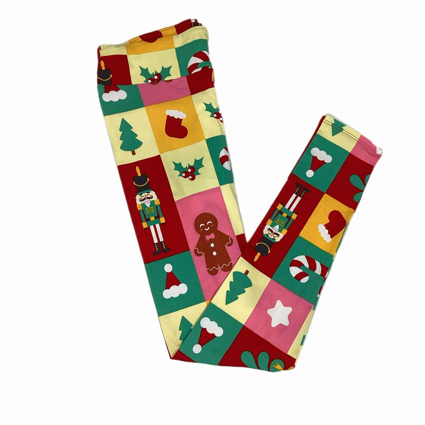 LuLaRoe Holiday Leggings - Gingerbread Playland