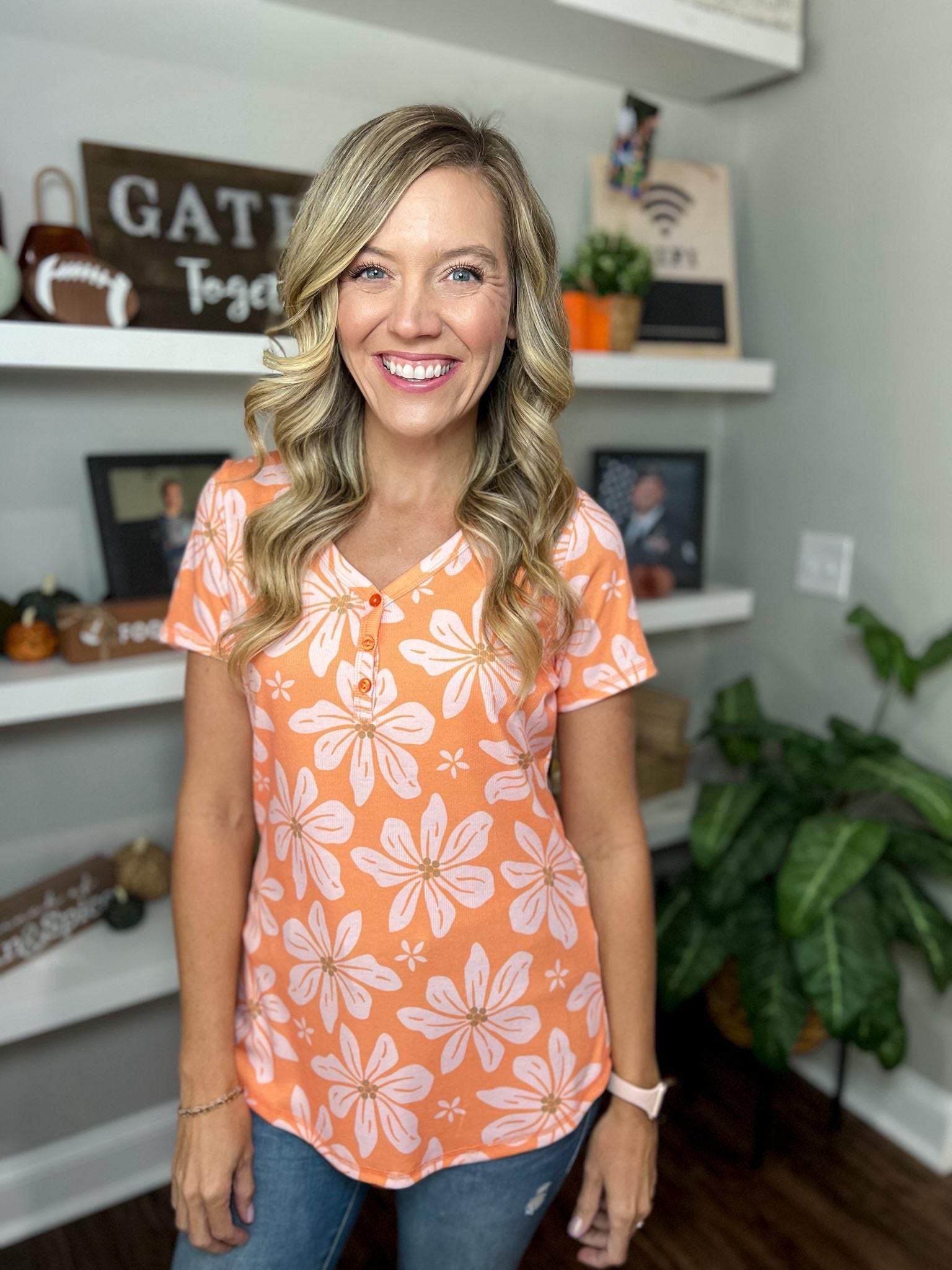 LuLaRoe Bailey - Citrus Bloom