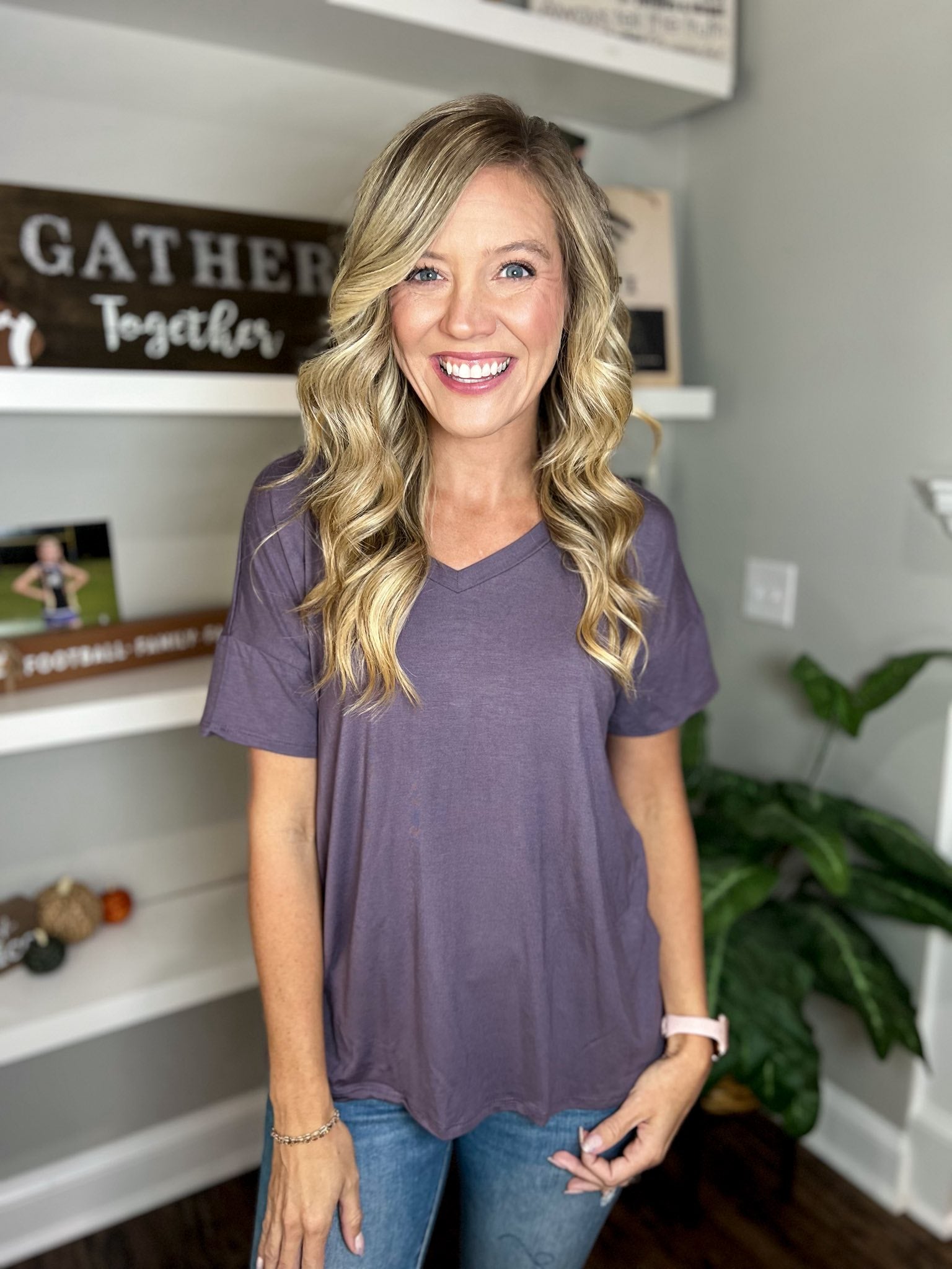 LuLaRoe Lisa - Solid Lilac Dusty