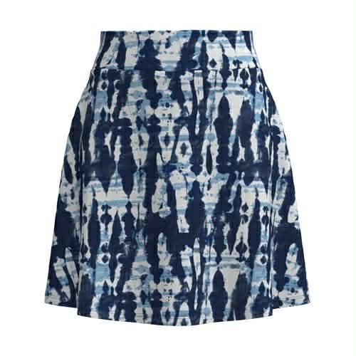 LuLaRoe LuLaRoe Eileen Skort - Indigo Shibori Drift