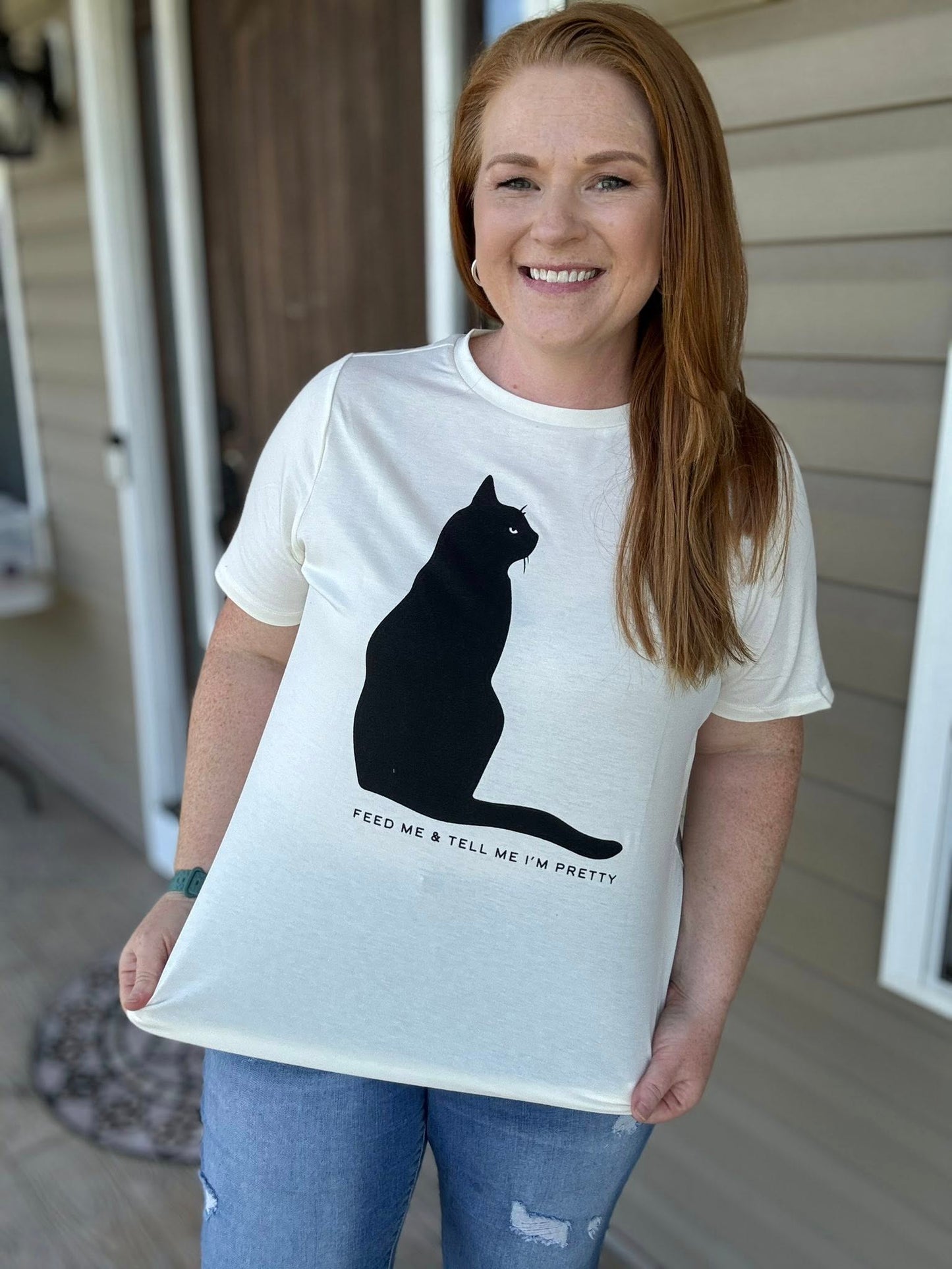 LuLaRoe Halloween 2025 - Rivkah Top - Feed Me And Tell Me I'm Pretty