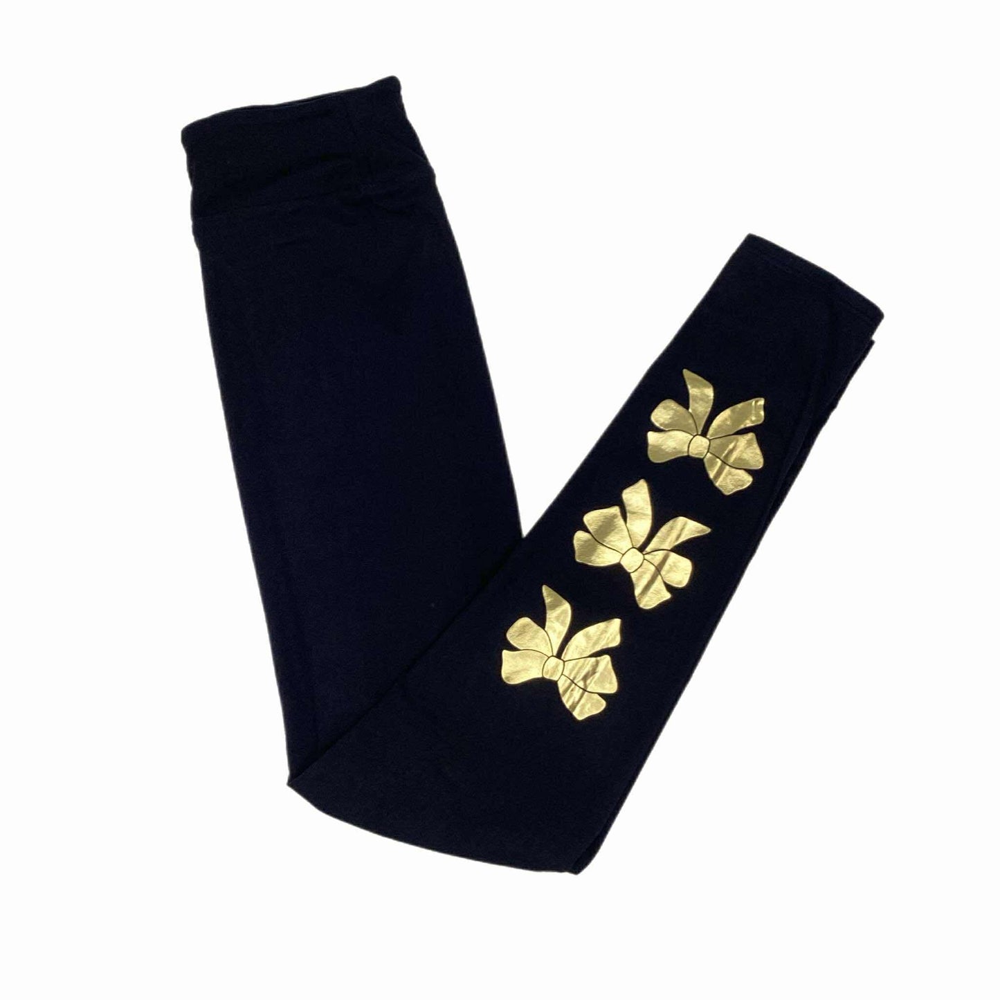 LuLaRoe Holiday Leggings - Black Tie Bows