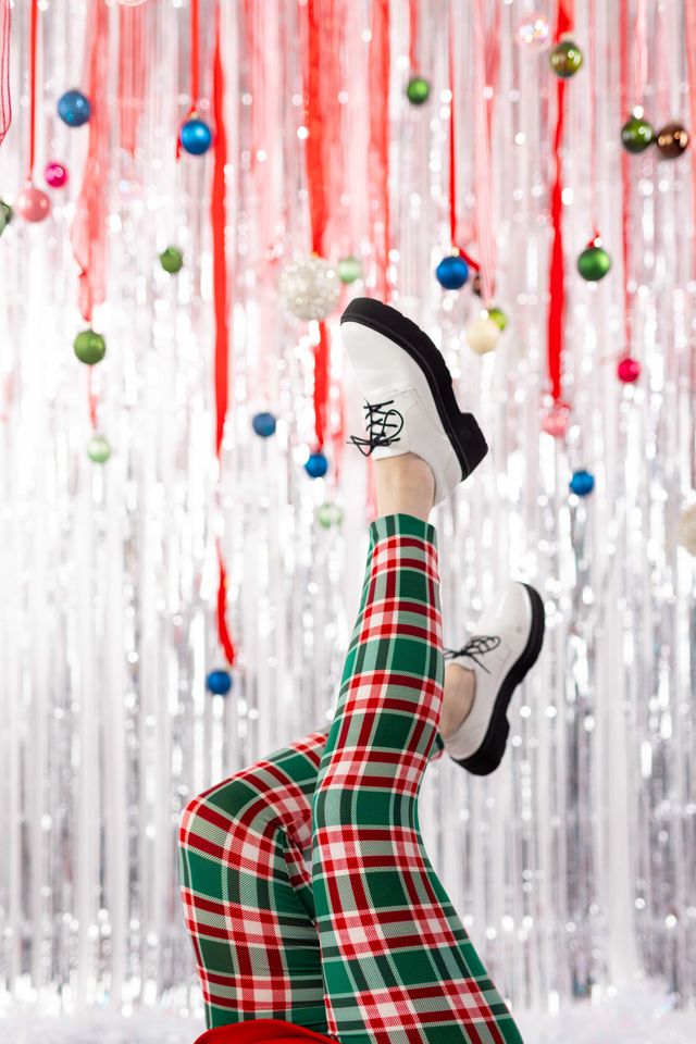 LuLaRoe Holiday Leggings - Classic Christmas Plaid