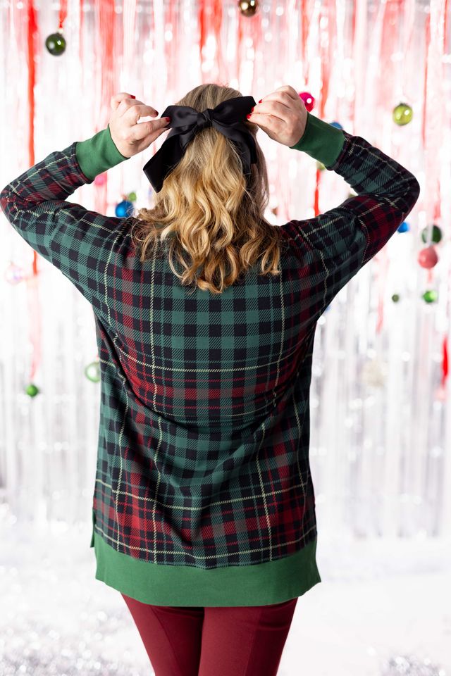 LuLaRoe Holiday Hannah - Evergreen Tartan