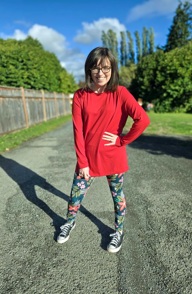 LuLaRoe Holiday Leggings - Holiday Bloom Floral