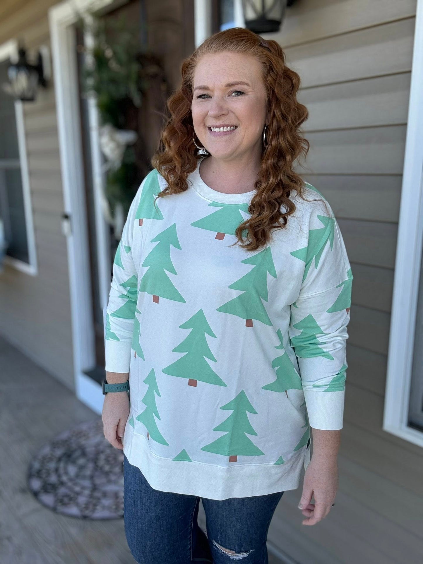 LuLaRoe Holiday Hannah - Merry Pines