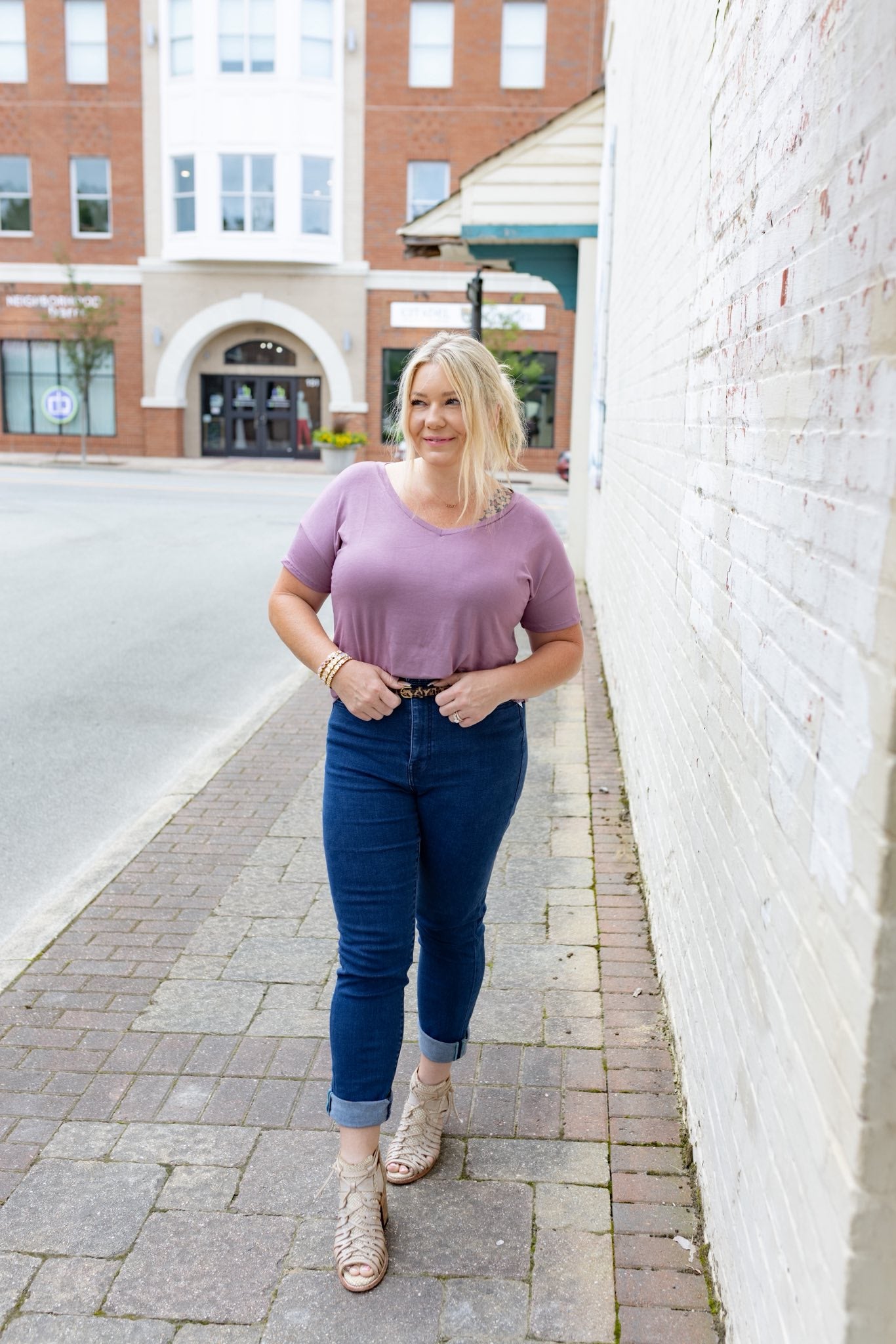 LuLaRoe Lisa - Solid Mauve Dusk H
