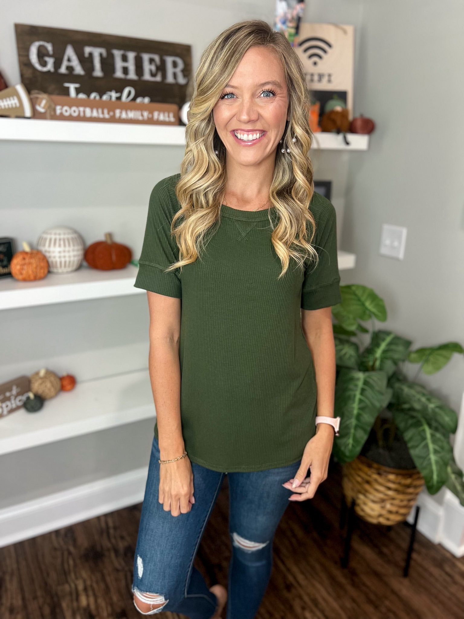 LuLaRoe Hailey - Solid Dark Olive