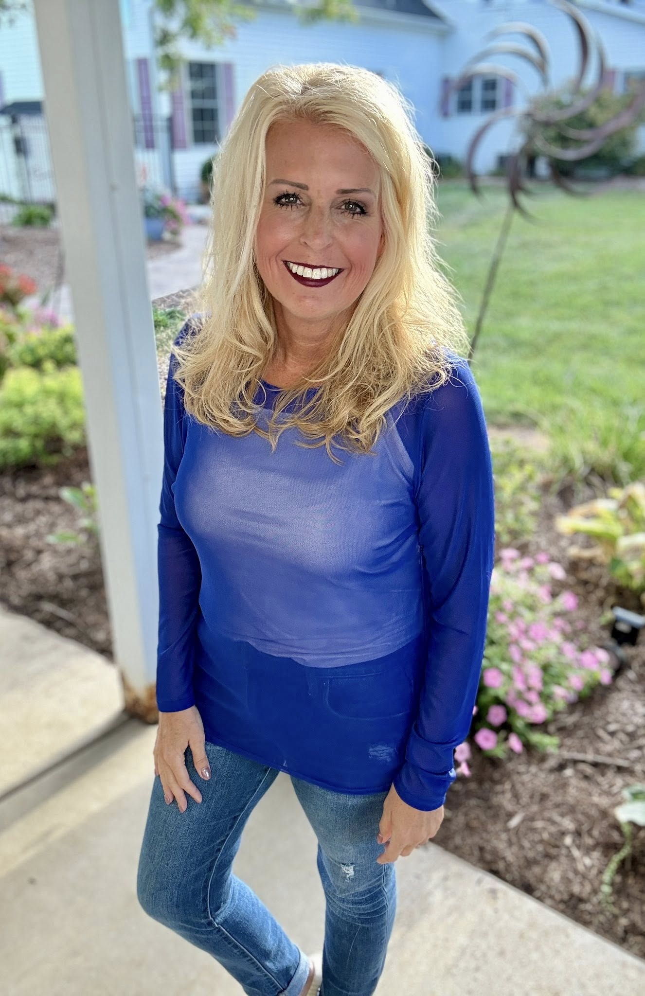 May - Solid Neon Royal Blue