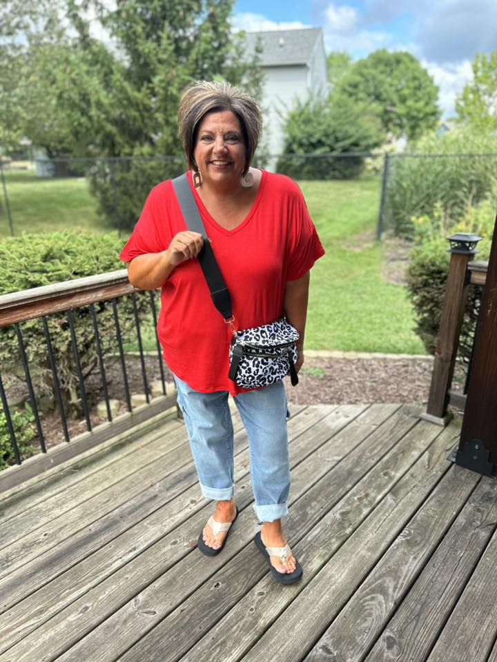 LuLaRoe Lisa - Solid Red Crimson