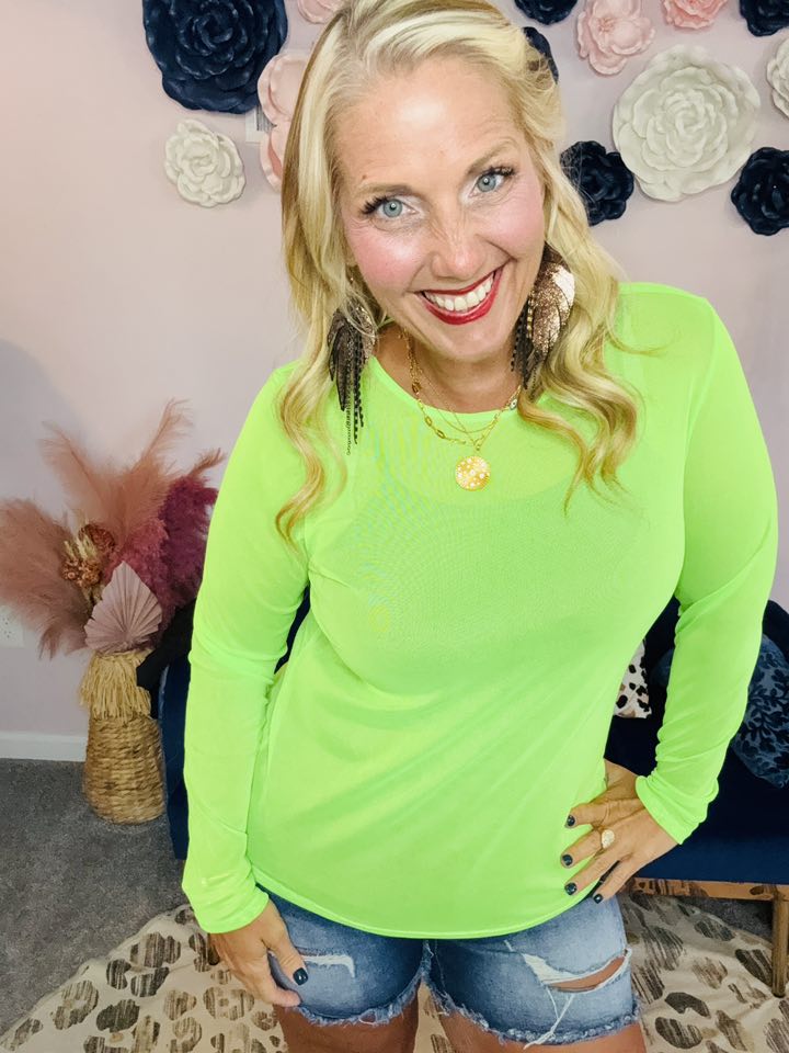 May - Solid Neon Green
