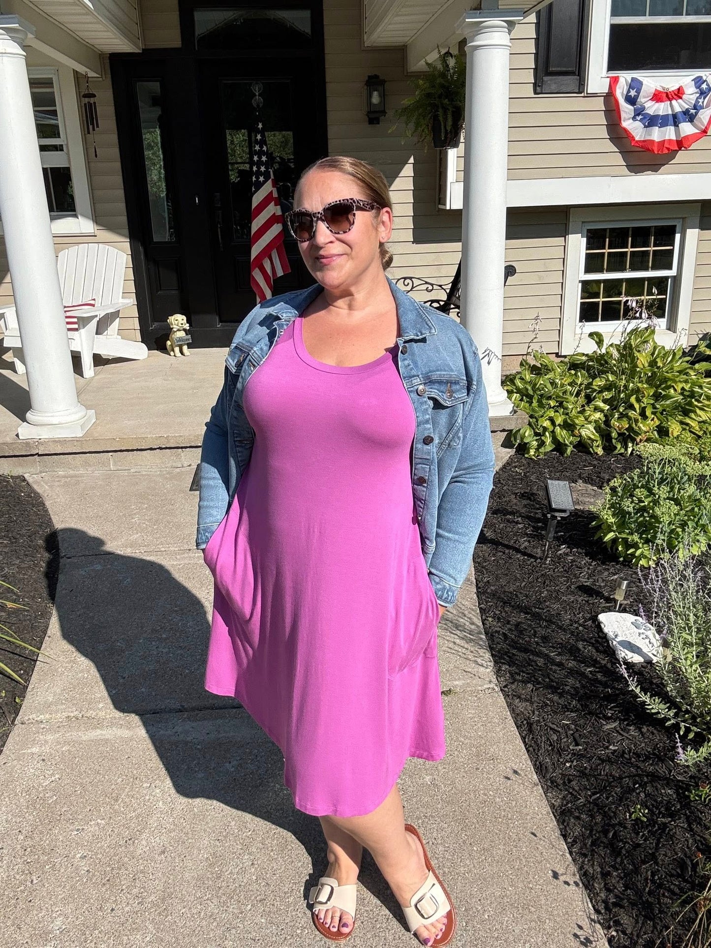 LuLaRoe LuLaRoe Celia Dress - Solid Orchid