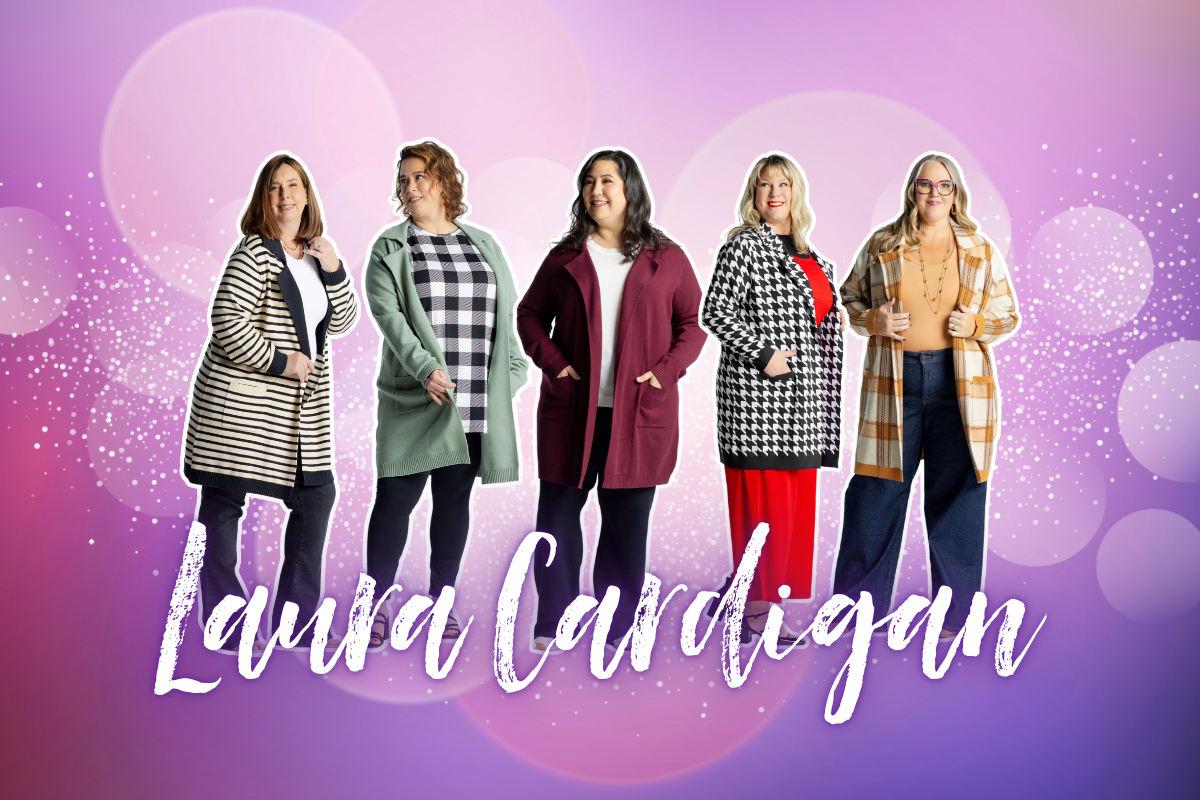 5 Ways to Style the Laura Lapel Open Cardigan | LuLaRoe Kanako Asakura
