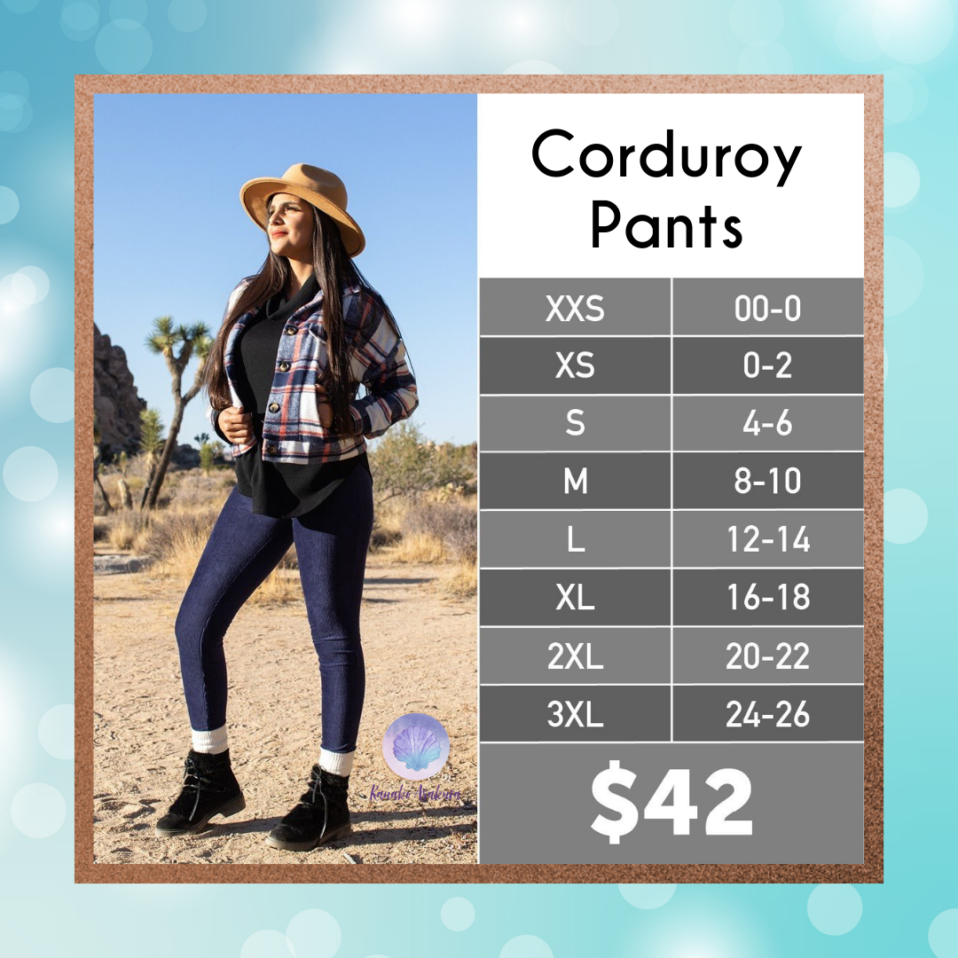 Corduroy Skinny Fit Pants