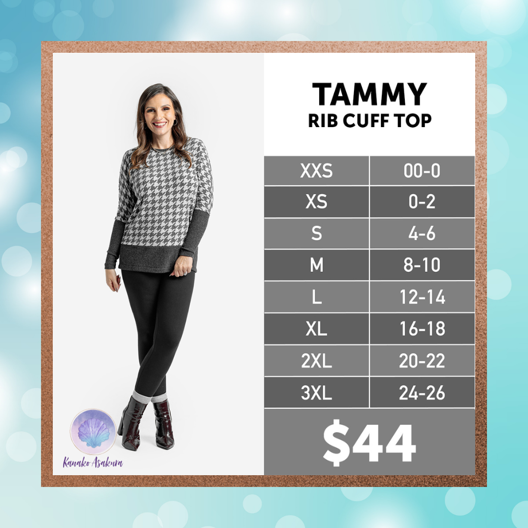 LuLaRoe Tammy Top – Cozy Brushed Hacci Favorite