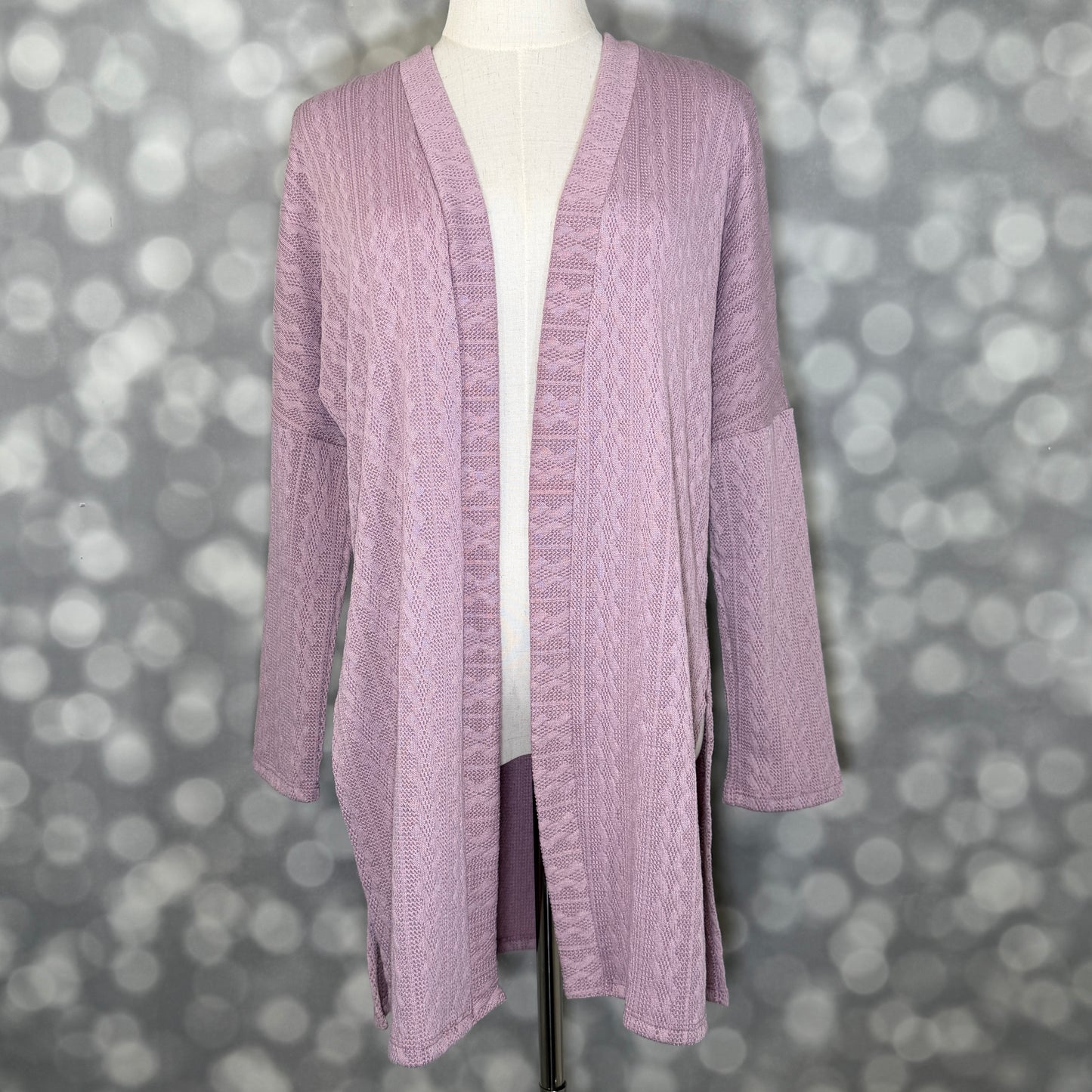 LuLaRoe Connie Lightweight Overlay - Solid Dusty Mauve